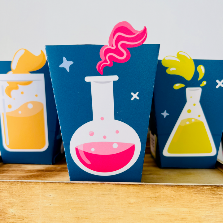 Mad Science Favor Boxes