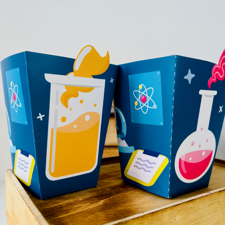 Mad Science Favor Boxes