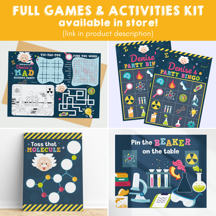 Mad Science Full Games and Activities Kit
