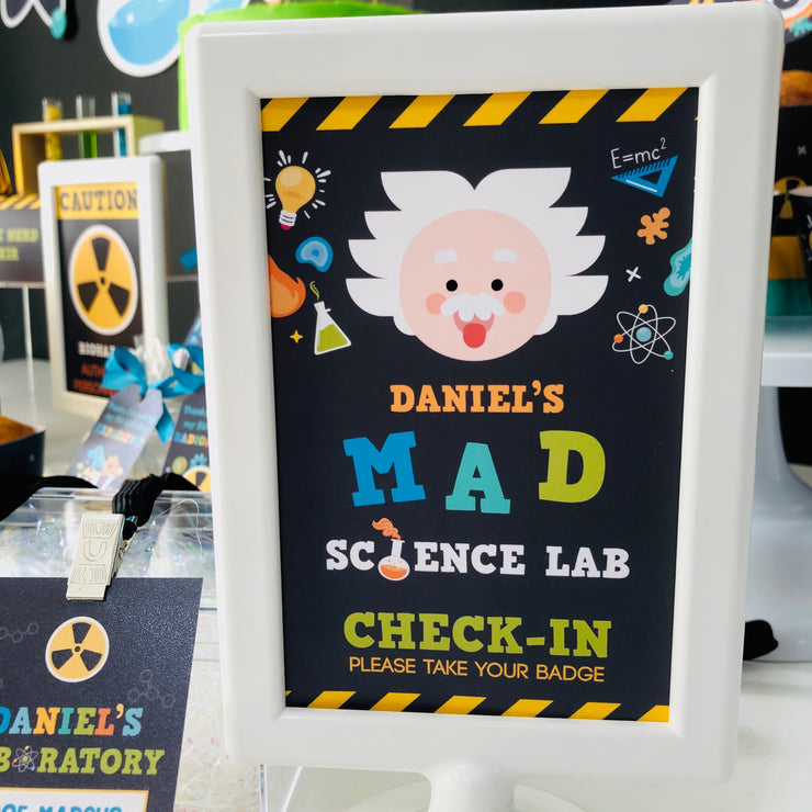 Mad Science Lab Sign