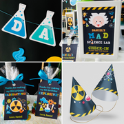 Mad Science Party Decorations Kit