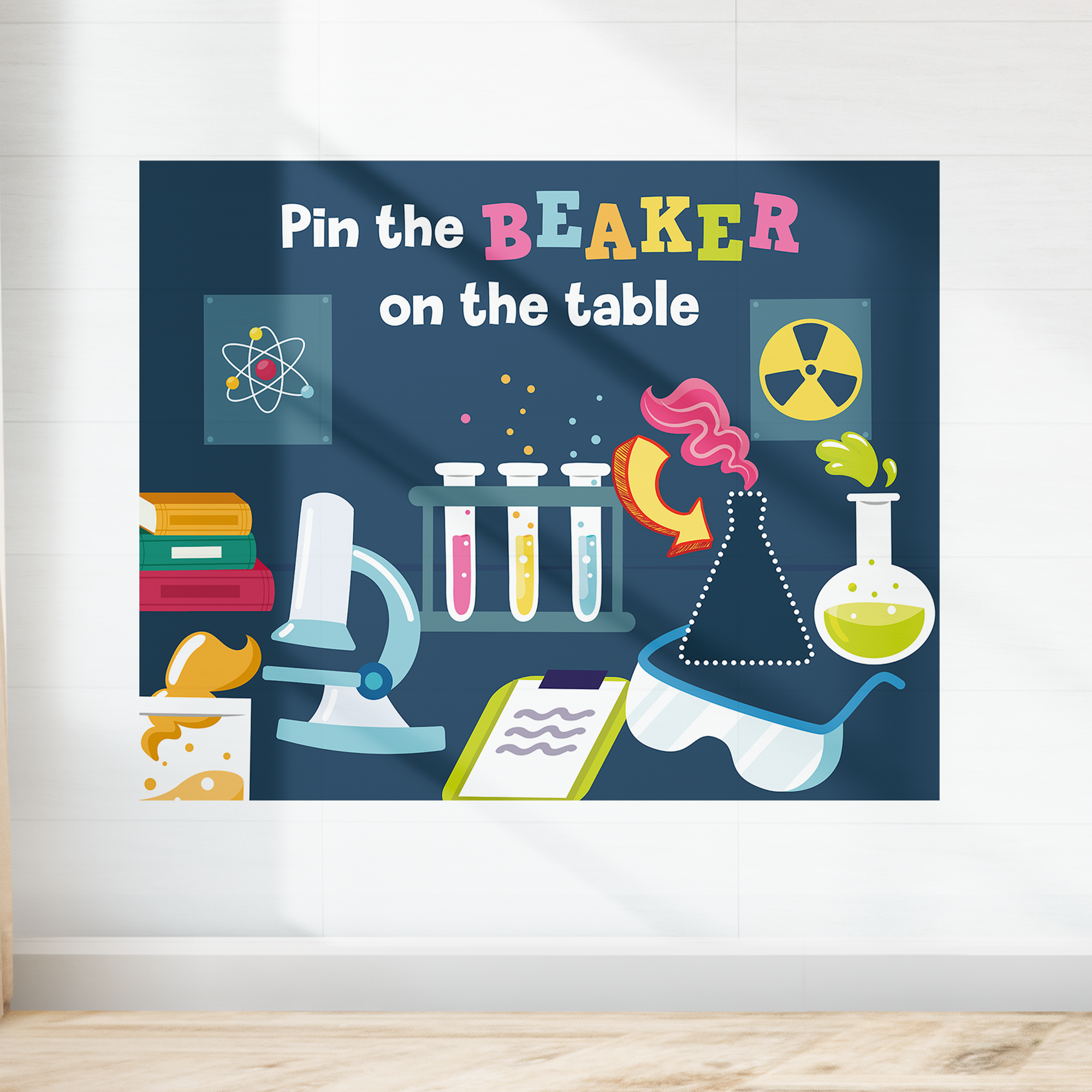 Mad Science Pin Game | Pigsy Party Decoration – PigsyParty