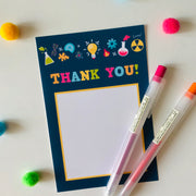 Mad Science Pink Thank You Card