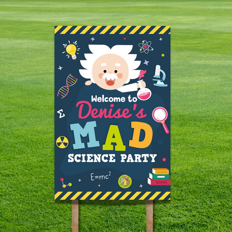 Mad Science Yard Sign