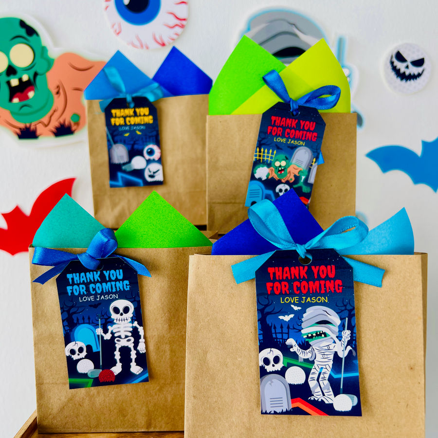 Monster Mini Golf Party Favor Tags – PigsyParty