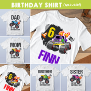 Monster Truck Birthday Shirts Bundle