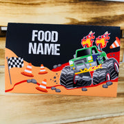 Monster Truck Food Card