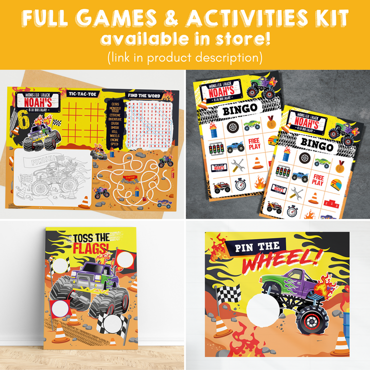 Monster Truck Full Games and Activities Kit