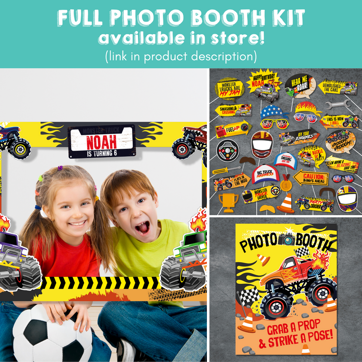 Monster Truck Full Photo Booth Kit