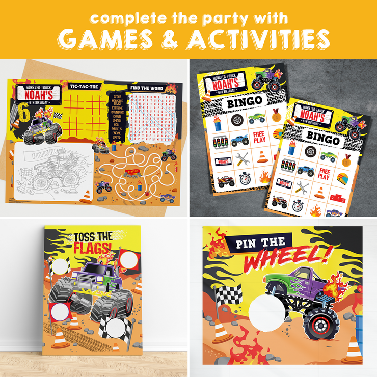 Monster Truck Games and Activities