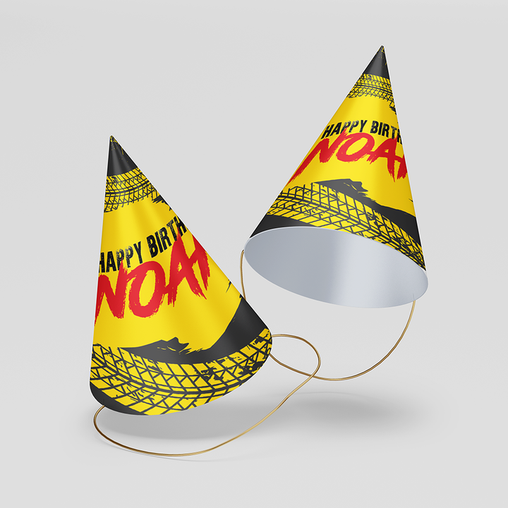 Monster Truck Party Hats