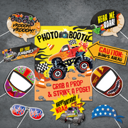 Monster Truck Photo Props and  Display Sign