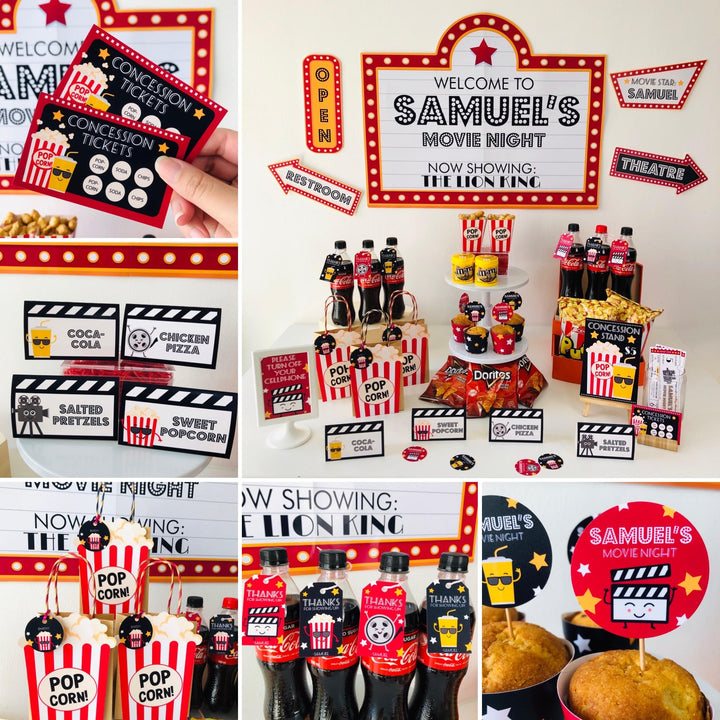 Movie Night Party Printables