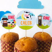 Nursery Rhyme Cupcake Toppers Printable