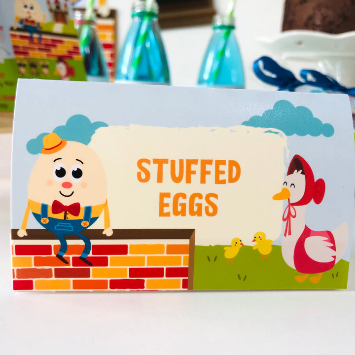 Nursery Rhyme Food Card