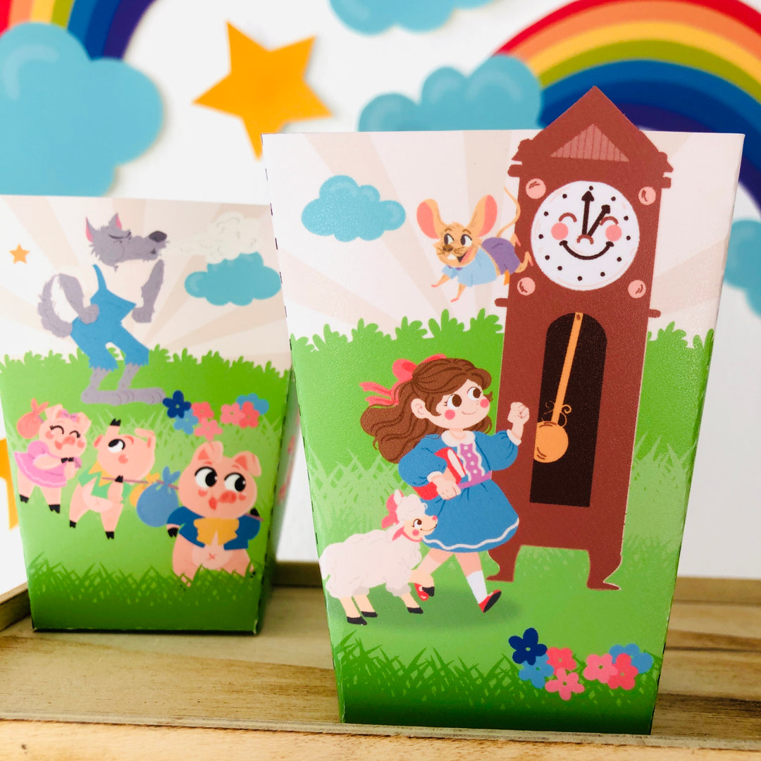 Nursery Rhyme Popcorn Box