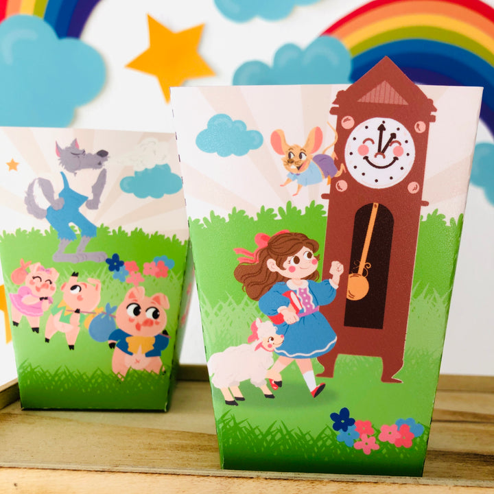 Nursery Rhyme Popcorn Box