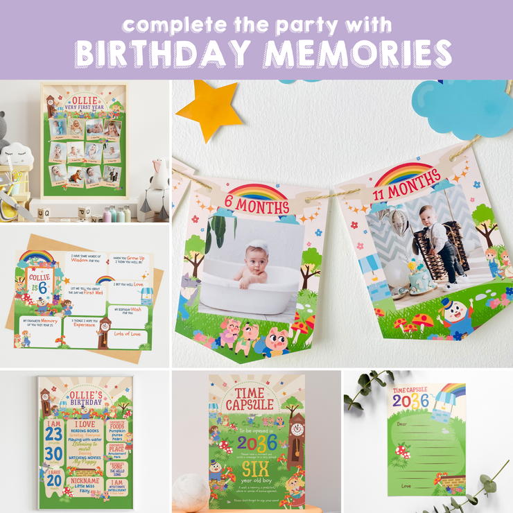 Nursery Rhyme Storybook Birthday Memories