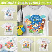 Nursery Rhyme Storybook Birthday Shirts Bundle