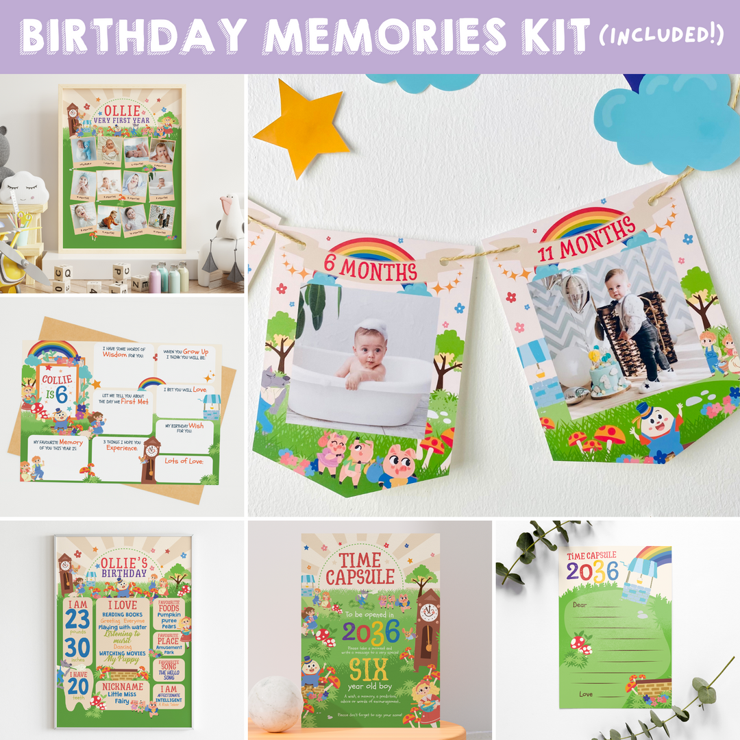 Nursery Rhyme Storybook Birthday Memories