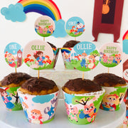 Nursery Rhyme Storybook Cupcake Topper