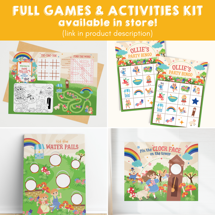 Nursery Rhyme Storybook Games and Activities Kit