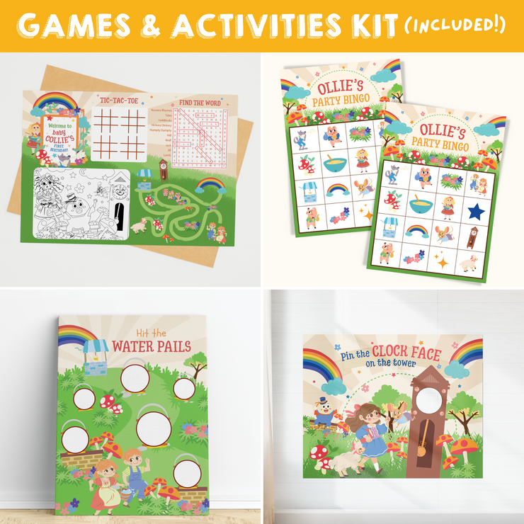 Nursery Rhyme Storybook Games and Activities Kit