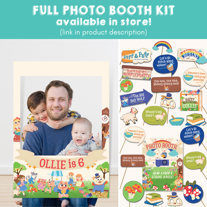 Nursery Rhyme Storybook Photo Booth Kit