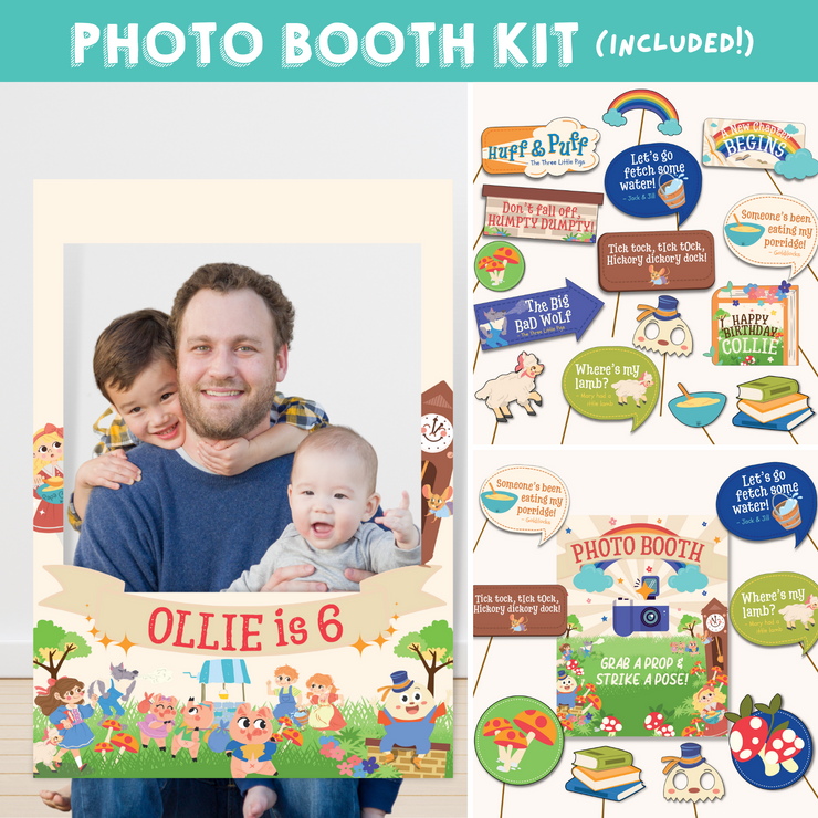Nursery Rhyme Storybook Photo Booth Kit