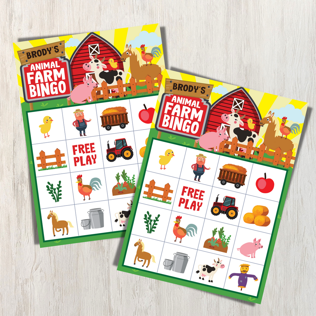 old-macdonald-farm-bingo-game-pigsy-party-decoration-pigsyparty for Free Printable Farm Animal Bingo Cards Old Macdonald Farm Bingo Game | Pigsy Party Decoration – PigsyParty for Free Printable Farm Animal Bingo Cards