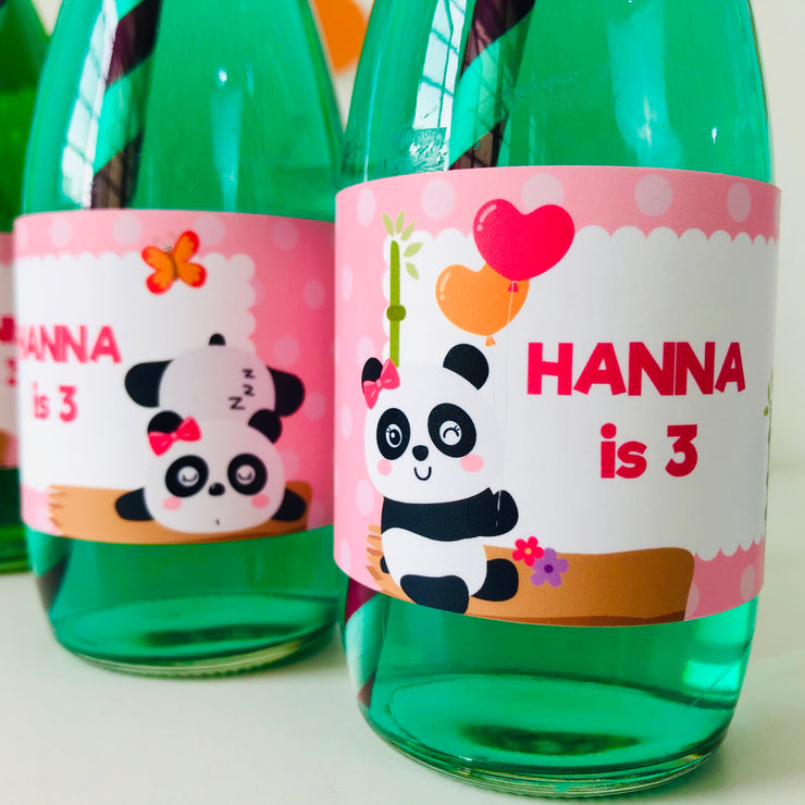 Panda Bottle Stickers