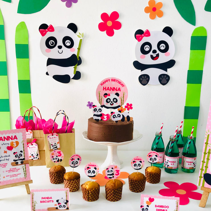 Panda Party Printable