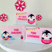 Penguin Girl Tutu Cute Food Labels