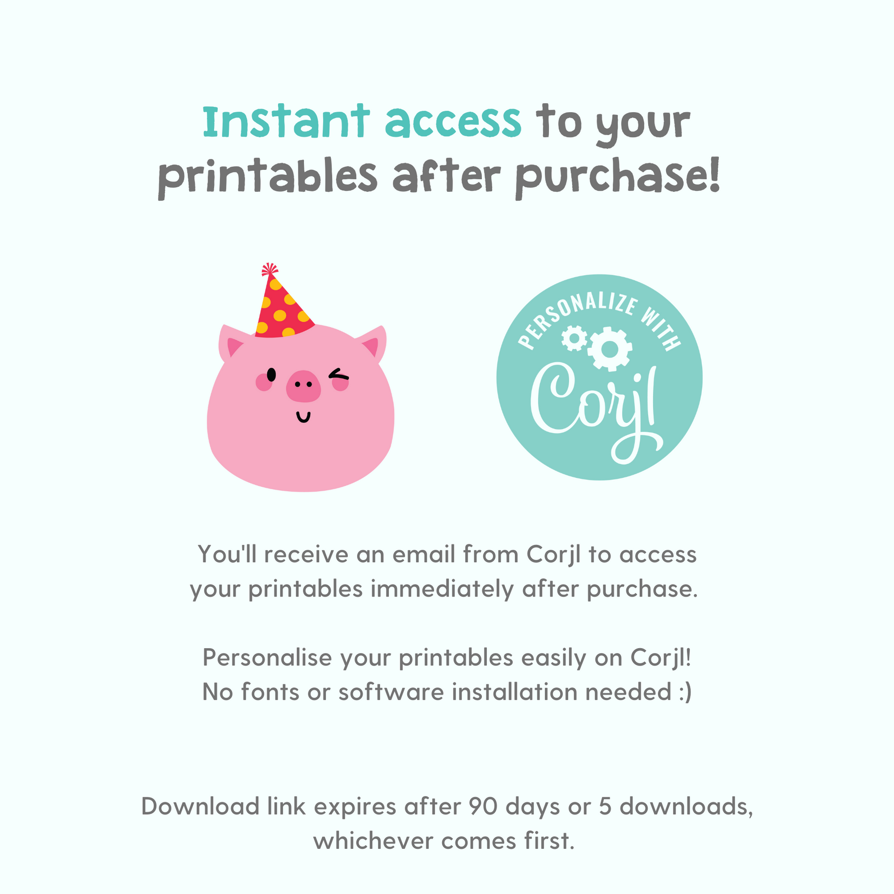 Luau Food Labels Printable – PigsyParty