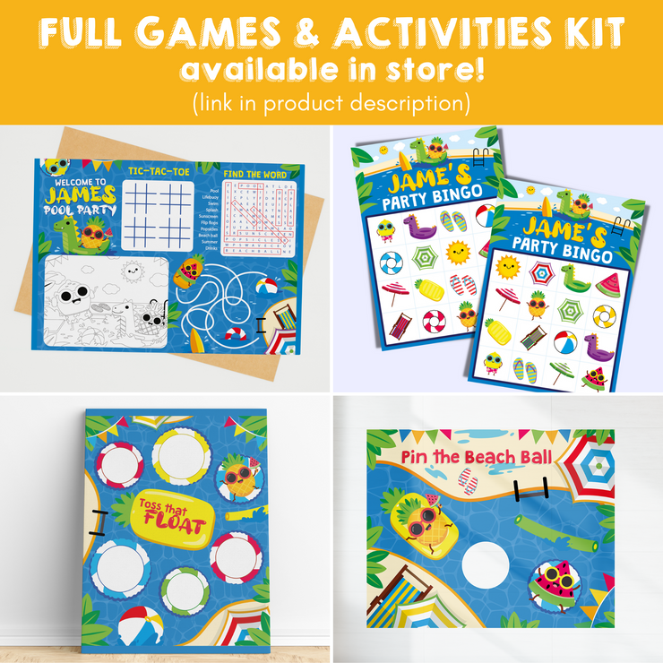 Pool Full Games and Activities Kit