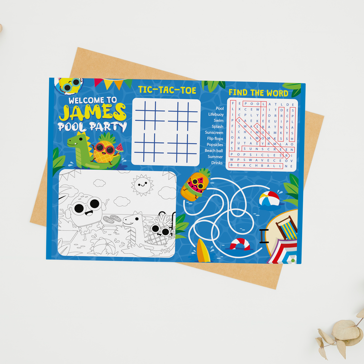 Pool Party Games & Activities Printable Kit | Pigsy Party – PigsyParty