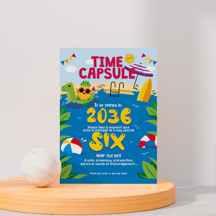 Pool Time Capsule Display