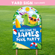 Pool Yard Sign