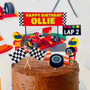 Racing Car Cake Topper