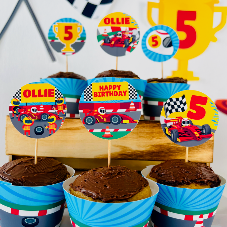 Set van 23 Cars taartdecoratie verjaardag, auto cupcake-topper voor feestjes met 6 speelgoedauto's, topperset voor kinderverjaardagsfeest Set van 23 Cars taartdecoratie verjaardag, auto cupcake-topper voor feestjes met 6 speelgoedauto's, topperset voor kinderverjaardagsfeest