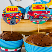 Racing Car Cupcake Toppers