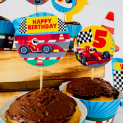 Racing Car Cupcakes