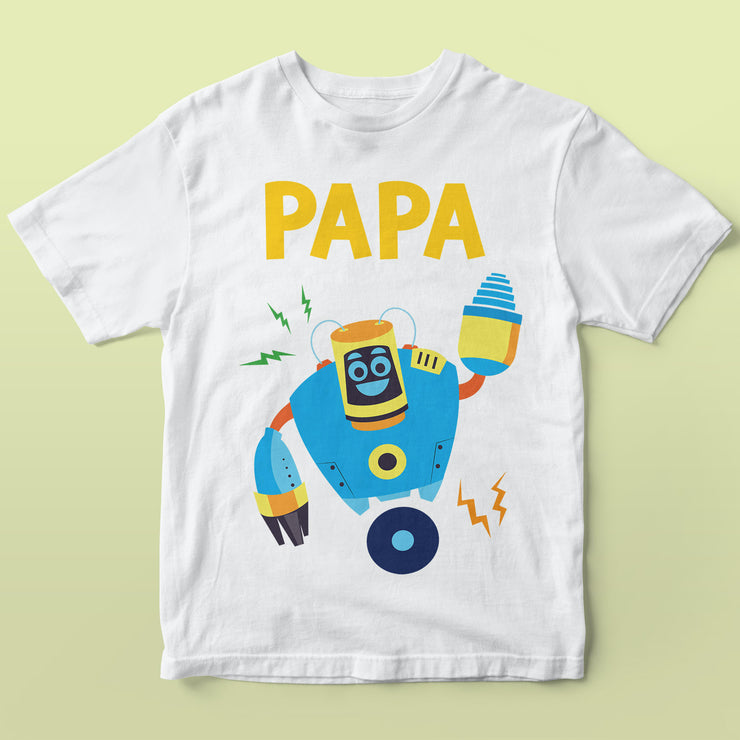 Robots Birthday Shirt Designs Family Bundle