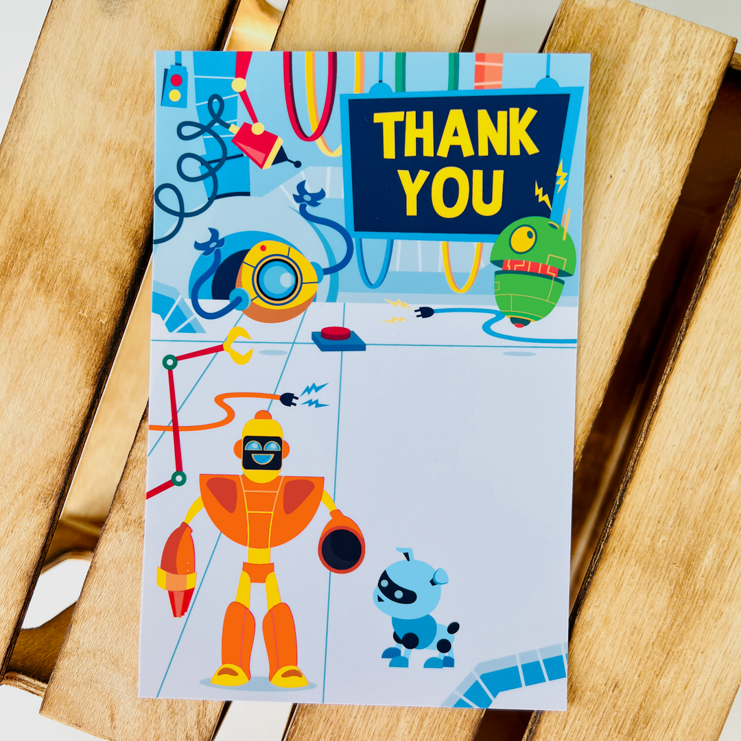 Robots Thank You Card