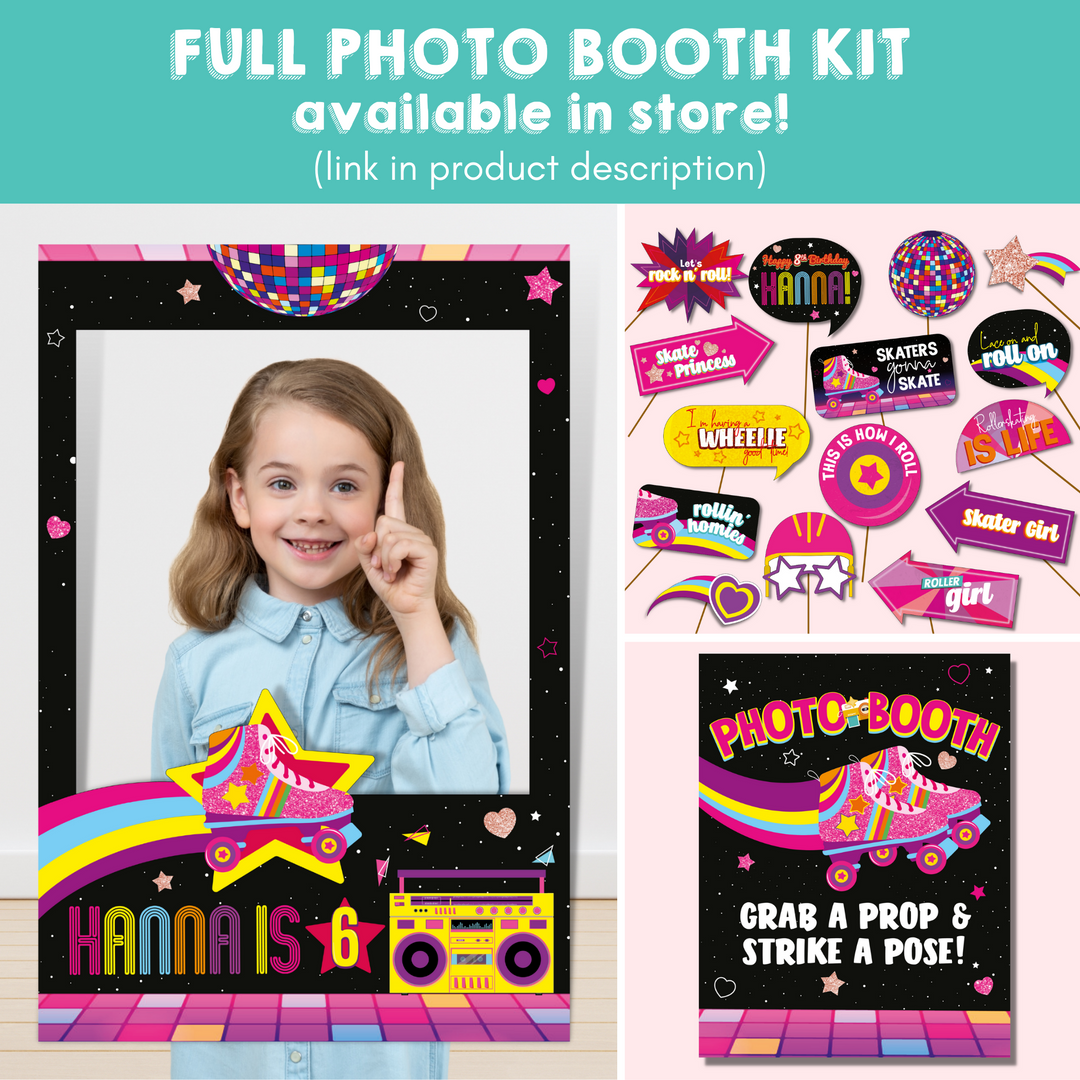 Rollerskating Full Photo Booth Kit