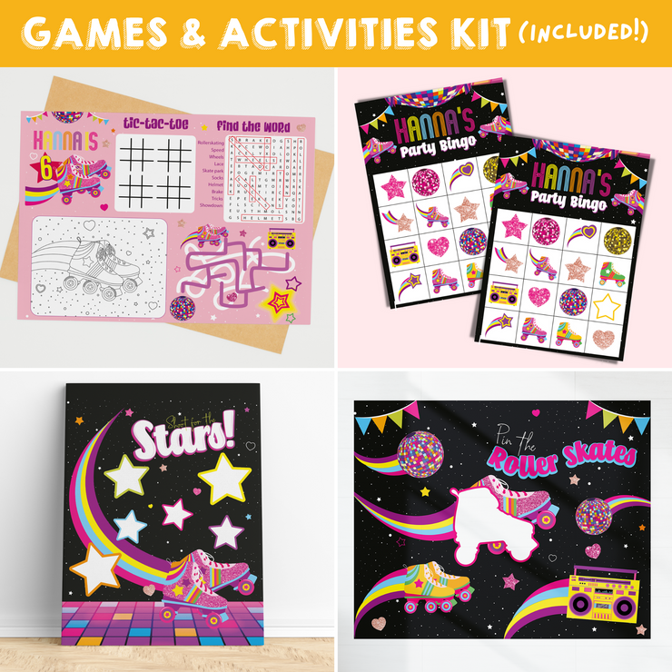 Rollerskating Games and Activities Kit