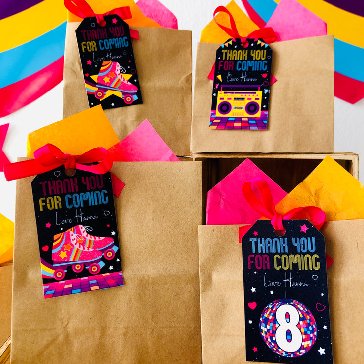 Rollerskating Gift Tags