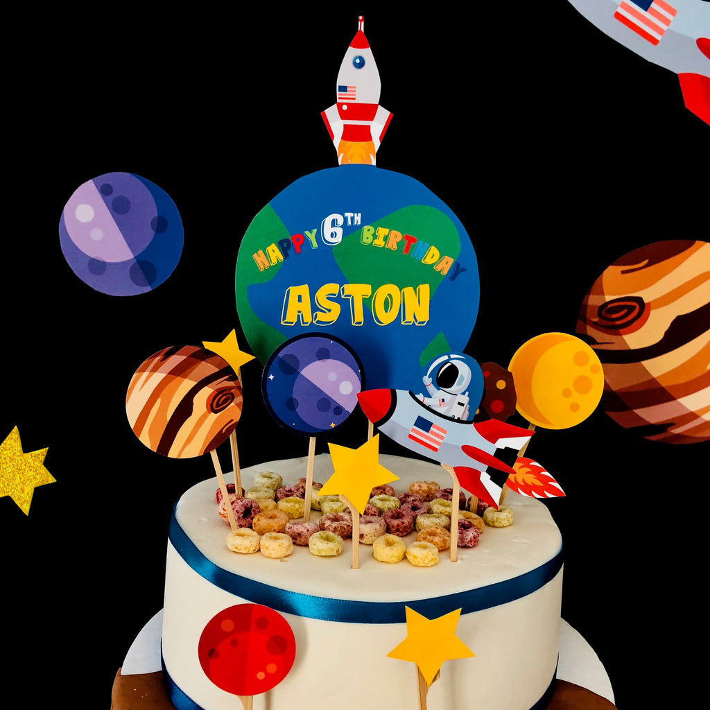 Space Theme Cake - My Bake Studio