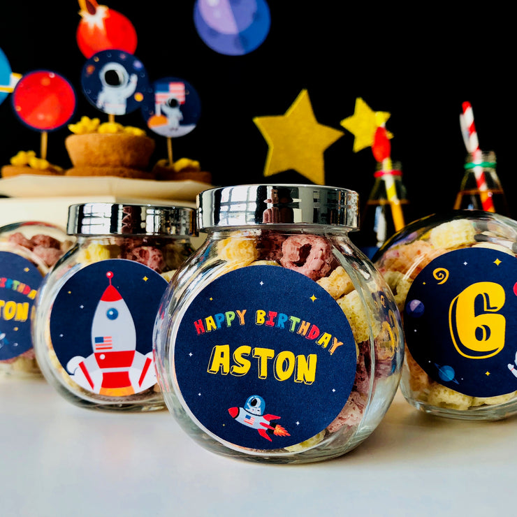Space Birthday Party Favors 