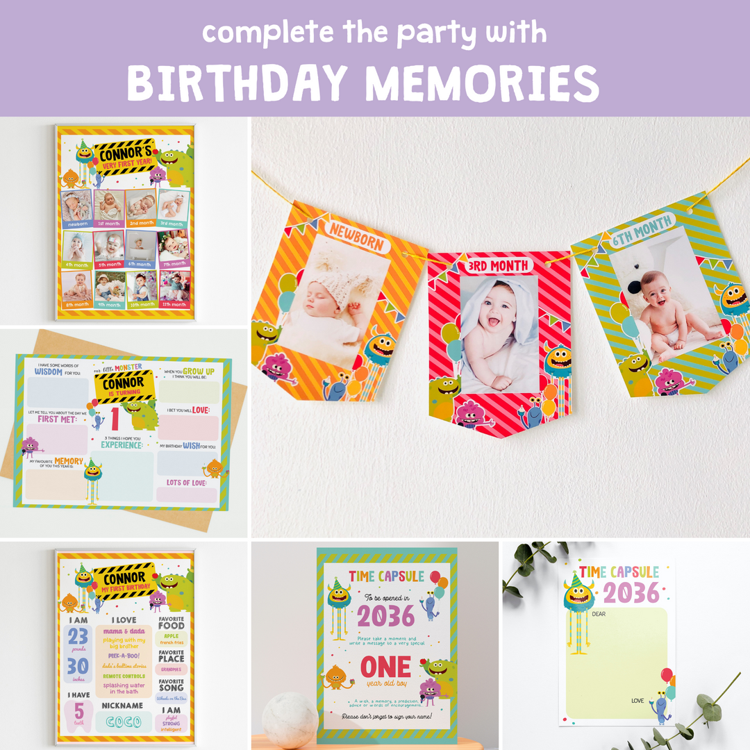 Super Simple Monsters Birthday Memories